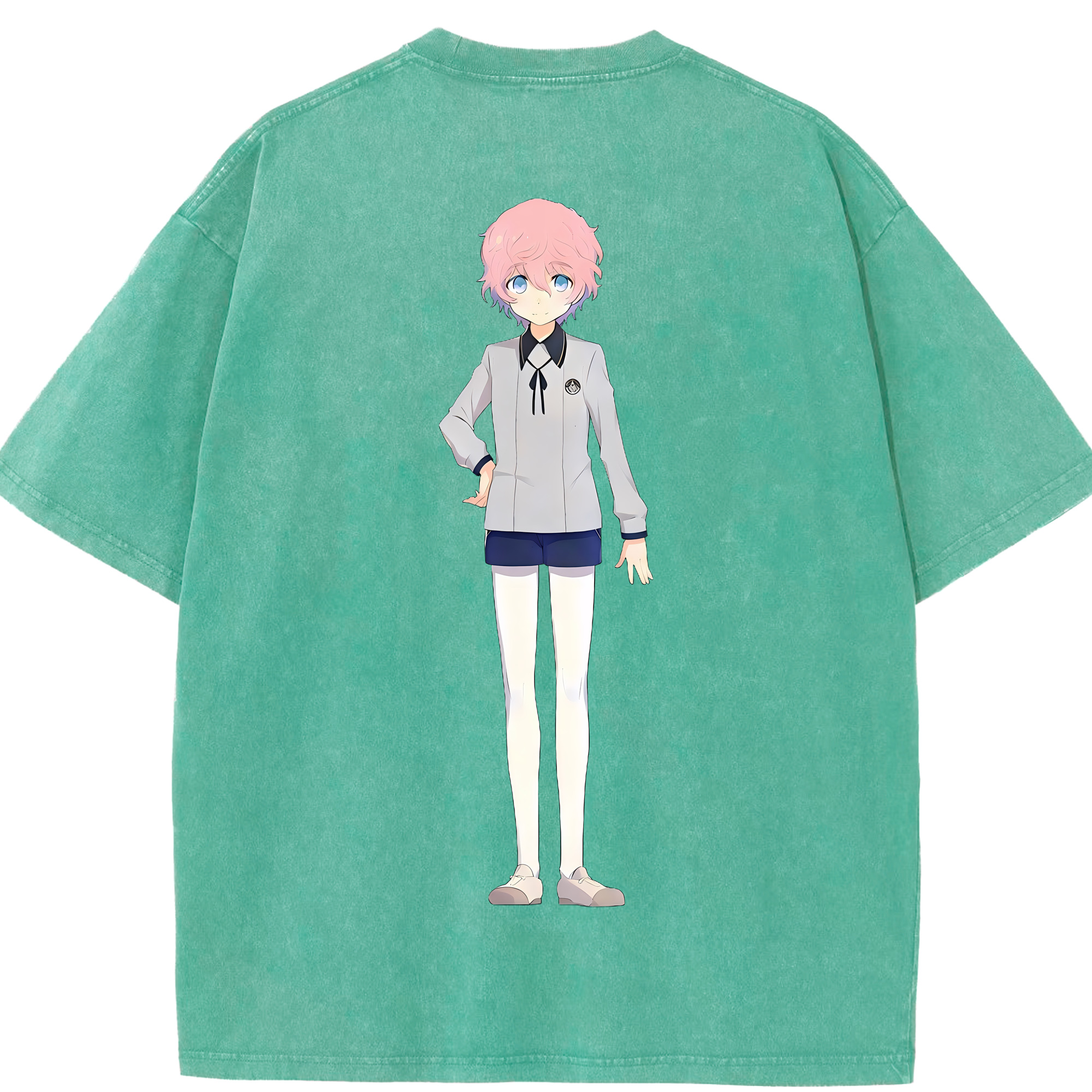 （画像用） 刀剣乱舞 Touken Ranbu 綿100% ヴィンテージ風 半袖Tシャツ（背面プリント）